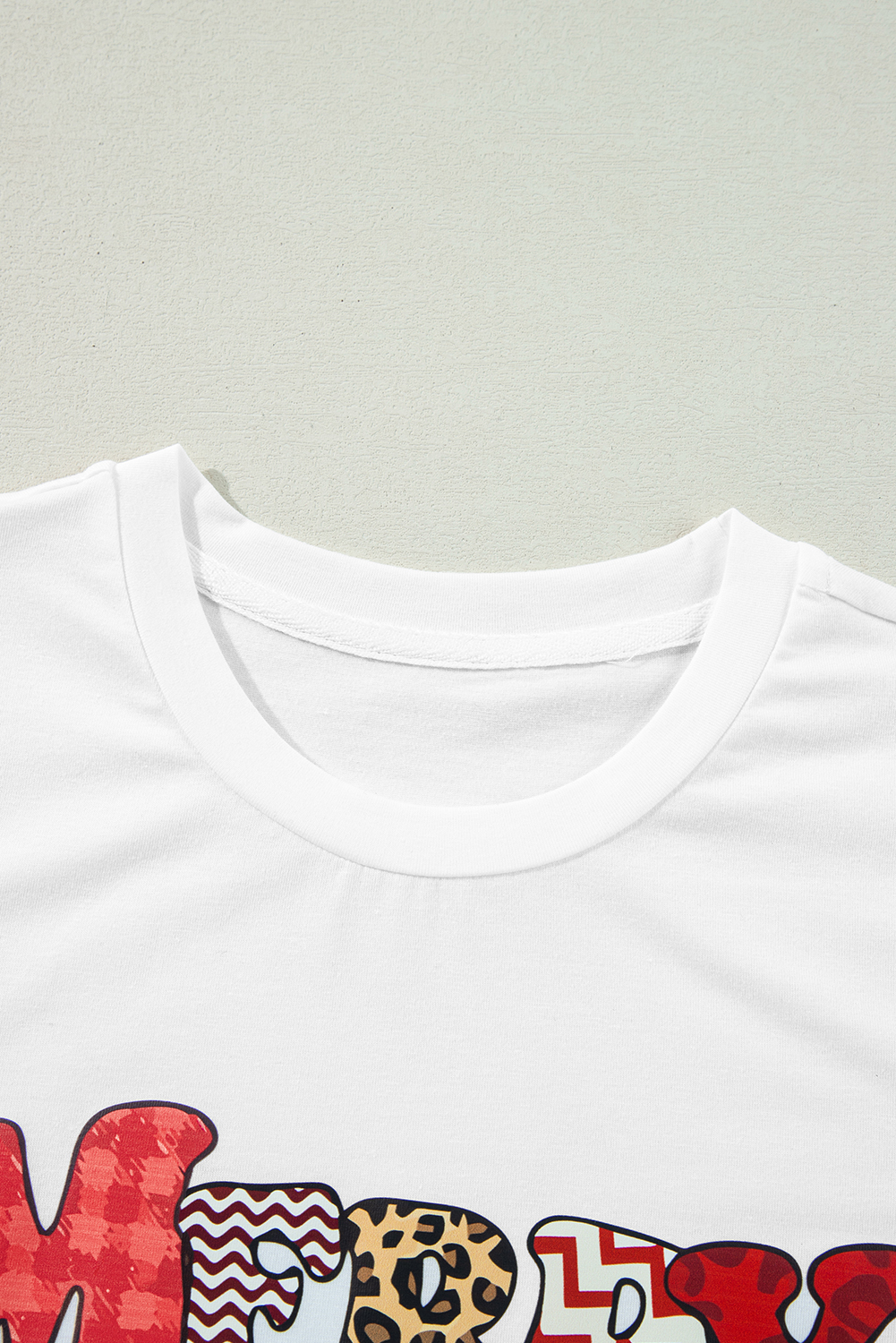 White MERRY Christmas YAll Graphic Crewneck T Shirt