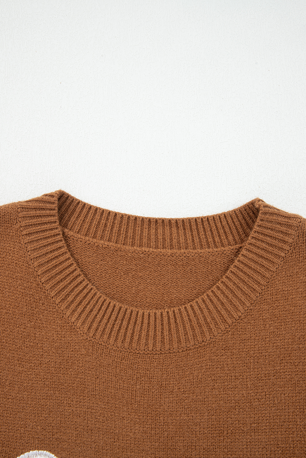 Coffee See You Cowboy Embroidered Western Graphic Sweater