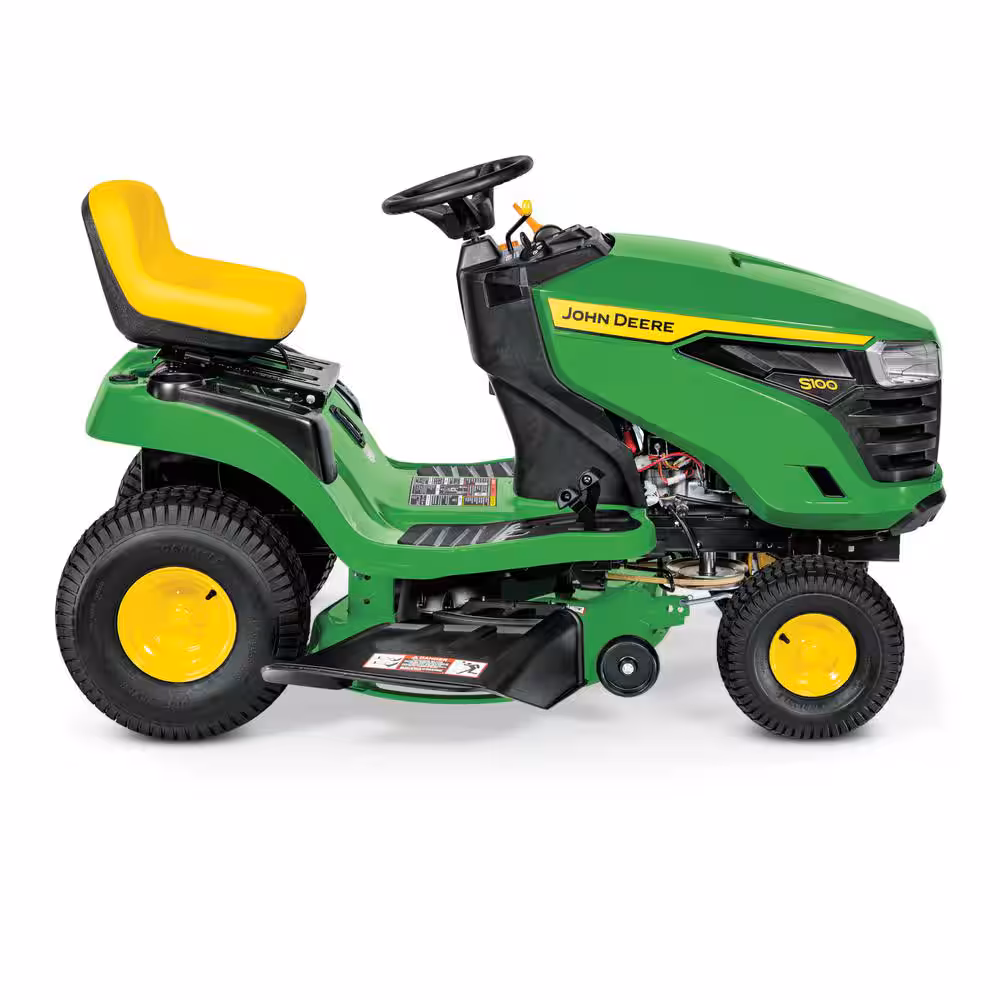 John Deere S100 42-in Riding Lawn Mower – 17.5-HP Gas Hydrostatic Drive