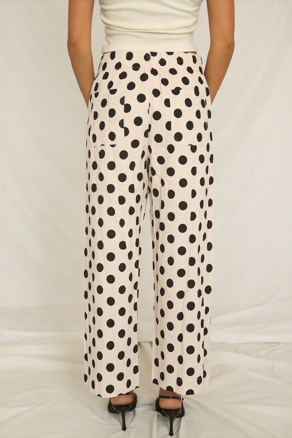 Dusk Blue Loose Straight Leg Cropped High Waist Jeans
