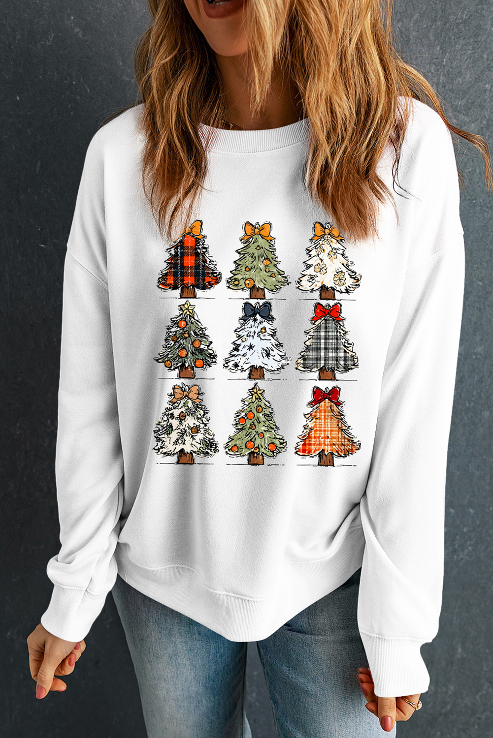 White Christmas PNG Graphic Holiday Sweatshirt