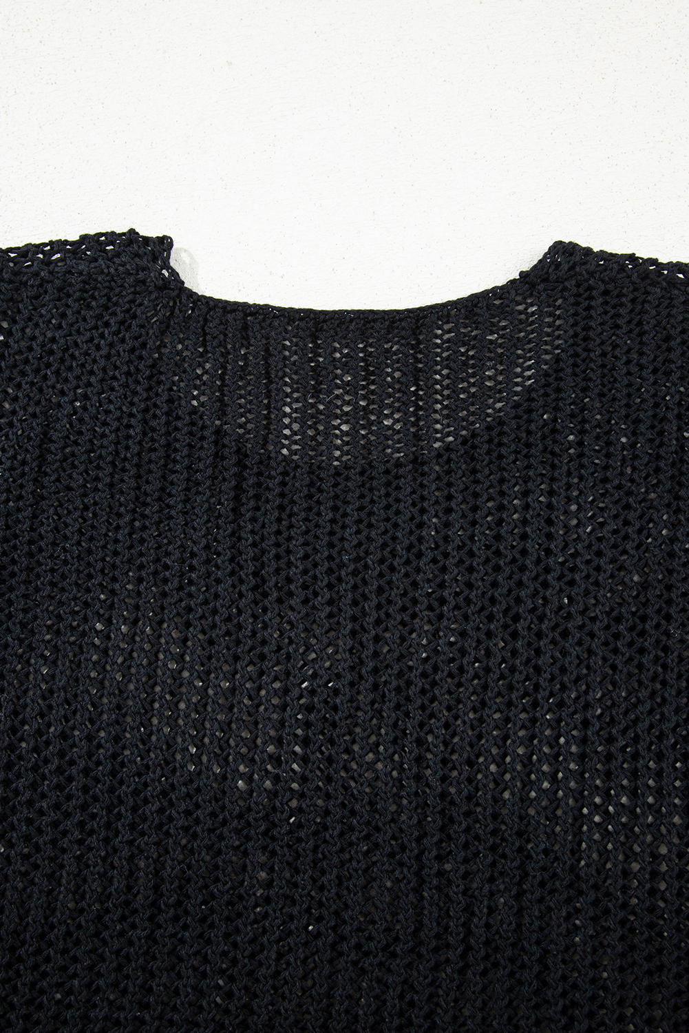Coral Crochet Hollow-out Jumper Top Sweater