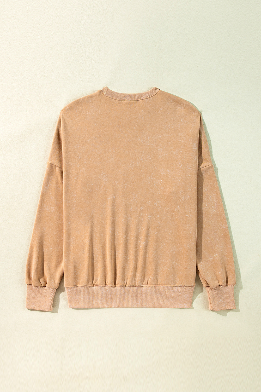 Khaki Loose Leopard Rugby Football GAME DAY Graphic Sweatshirt