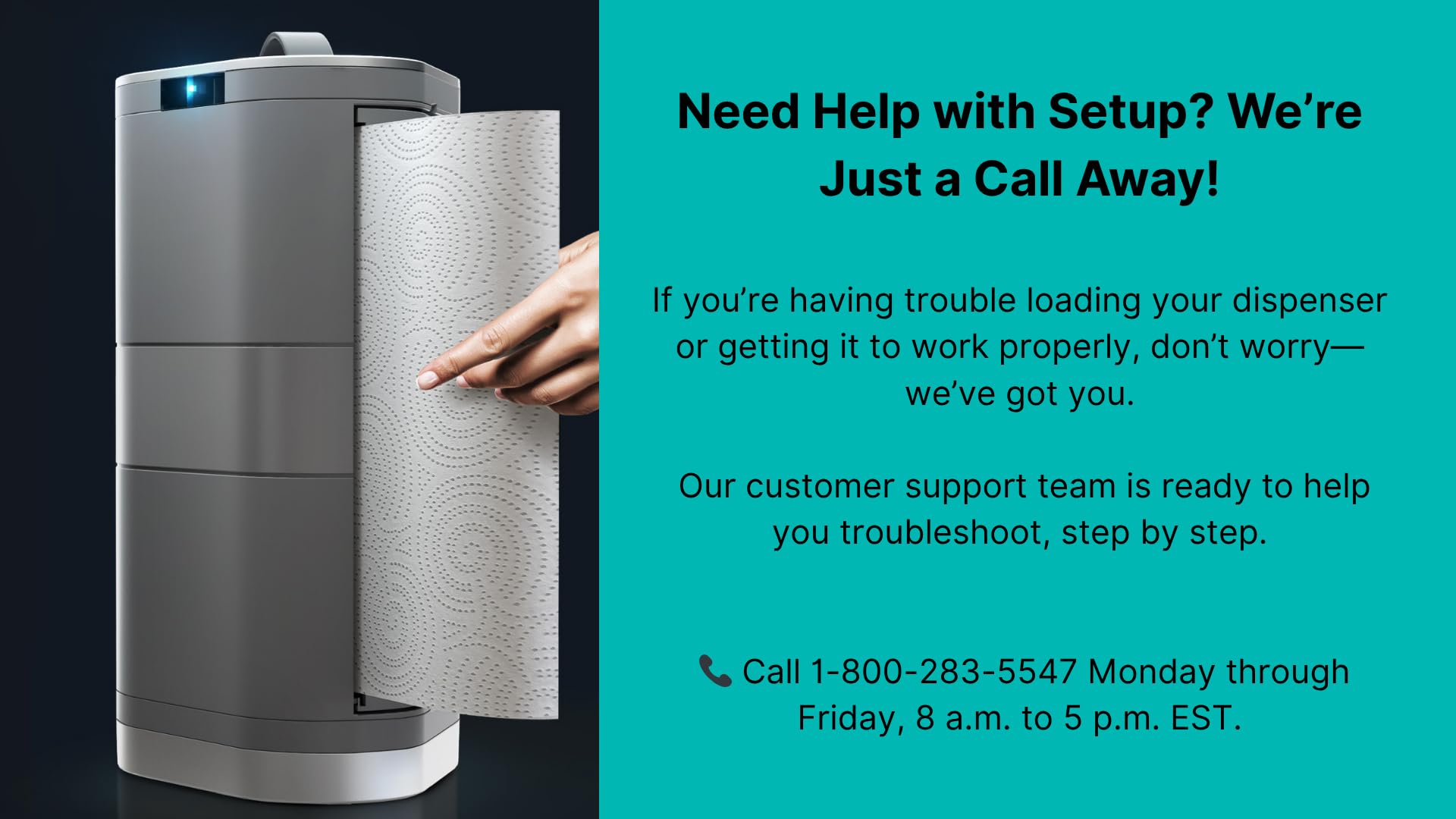 Innovia Countertop Touchless Paper Towel Dispenser in White