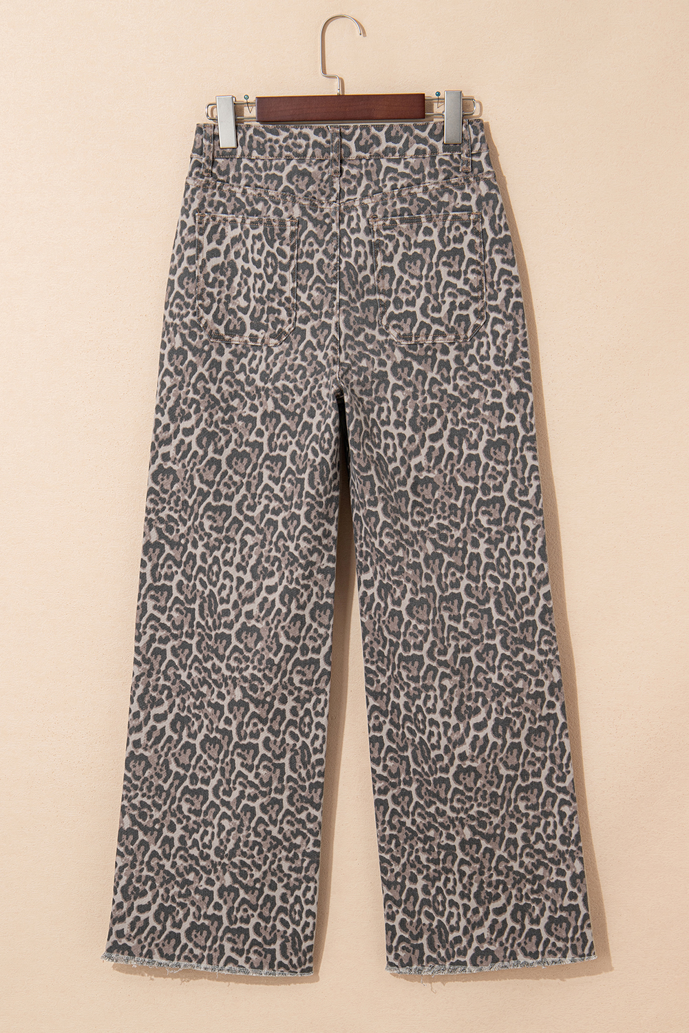 Dusk Blue Loose Straight Leg Cropped High Waist Jeans