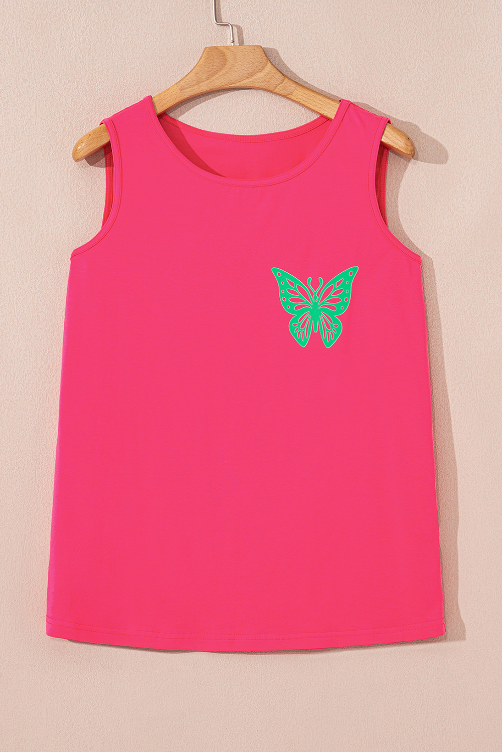 Blue Sun Graphic Casual Tank Top