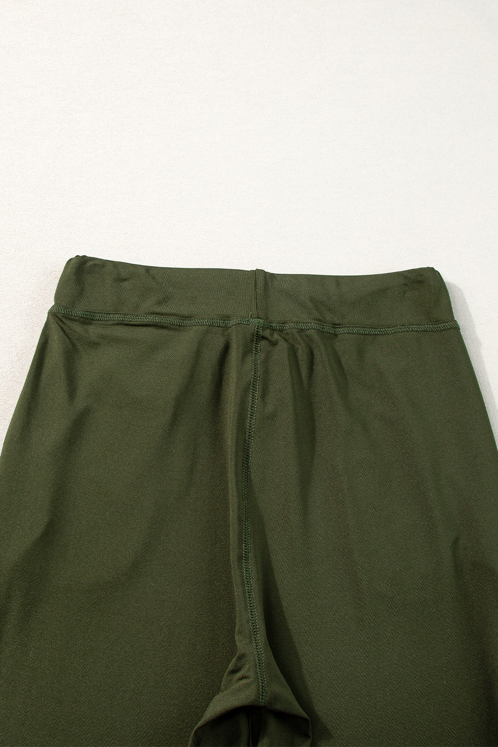 Black Drawstring Elastic Waistband Pocketed Joggers