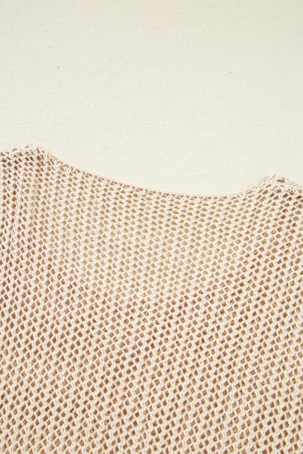 Coral Crochet Hollow-out Jumper Top Sweater