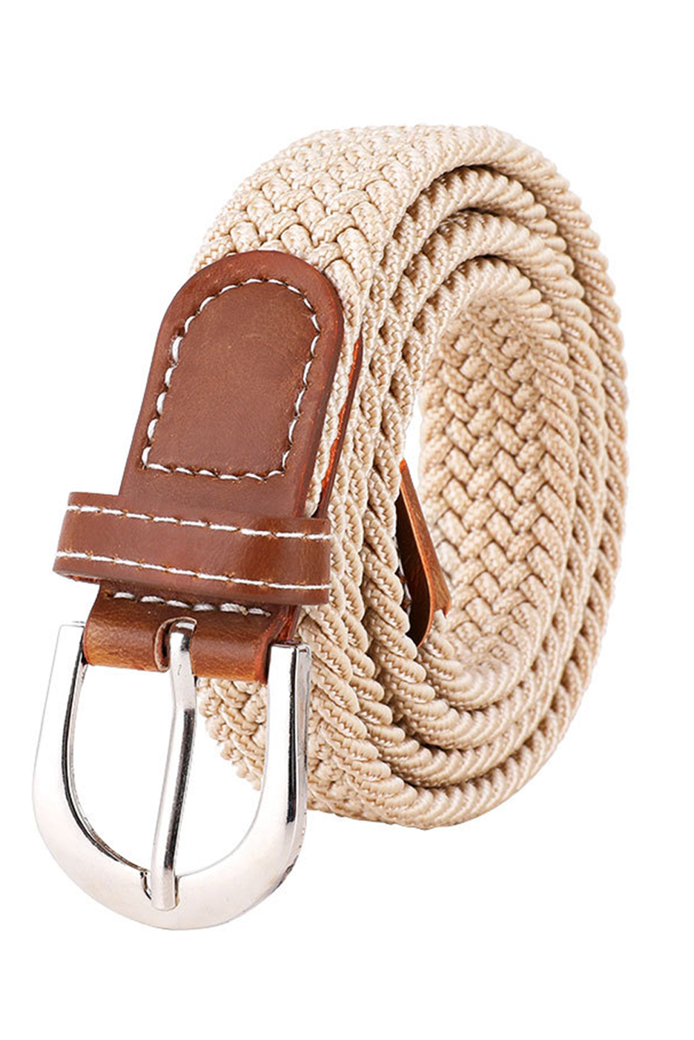 Dearlove White Boho Style Woven Canvas Waist Belt