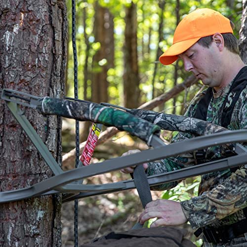 Summit Viper SD Climbing Treestand &ndash; Lightweight Aluminum, Foam Padded Seat, 300 lbs Capacity, Includes Safety Harness