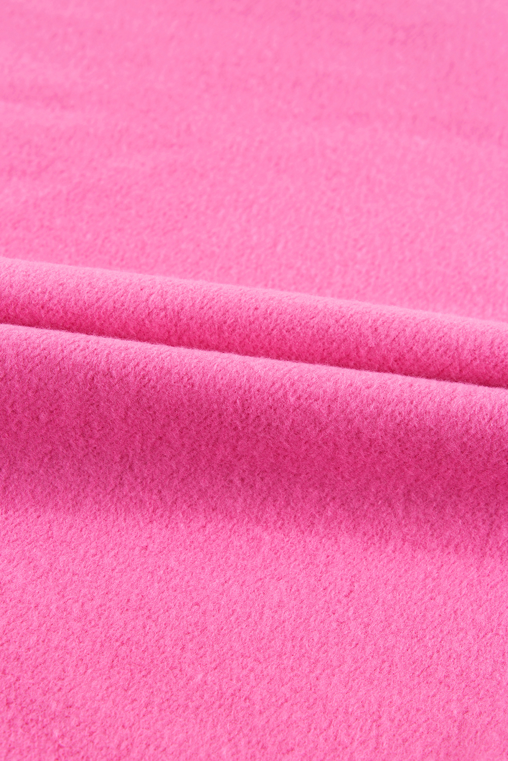Bonbon Fleece Lined Half Zipper Kangaroo Pockets Loose Hoodie