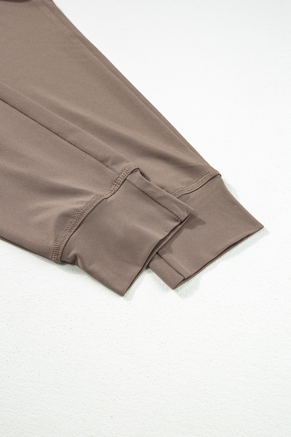 Black Drawstring Elastic Waistband Pocketed Joggers
