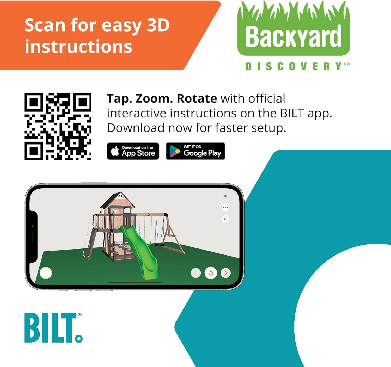 Backyard Discovery Canyon Creek Cedar Wood Swing Set with Wave Slide, Clubhouse, Play Kitchen, Picnic Area, Belt Swings, Web Swing, Rock Wall, Balconies, Playhouse, Step Ladder, Outdoor Playset