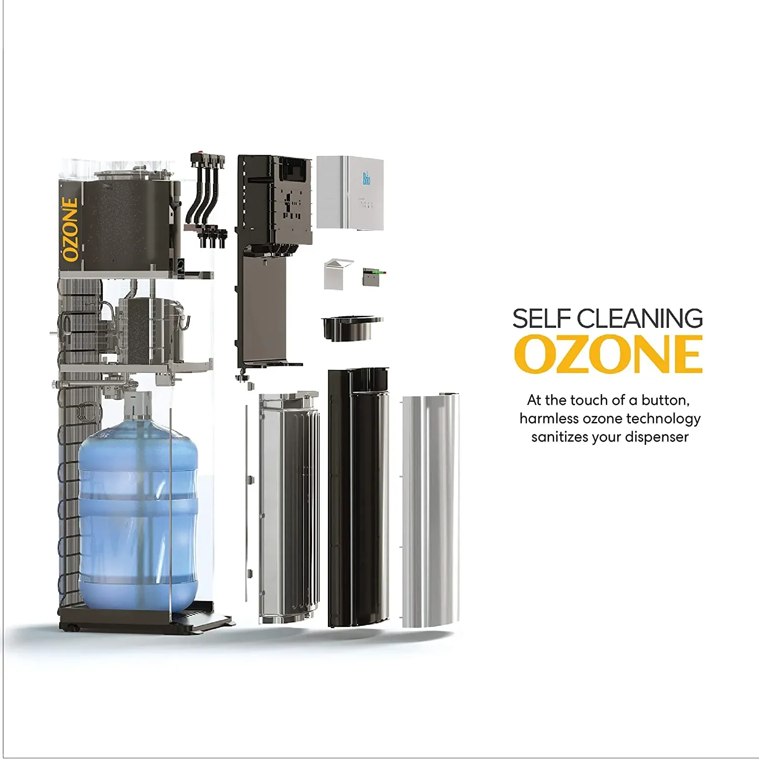 Brio Self Cleaning Bottom Loading Water Cooler Water Dispenser- 3 Temperature Settings