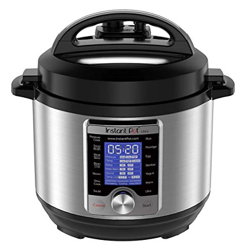 Instant Pot Ultra Mini 3 Quart Programmable Cooker, Stainless Steel, 16 in 1, Silver, Touch Control, UL Certified