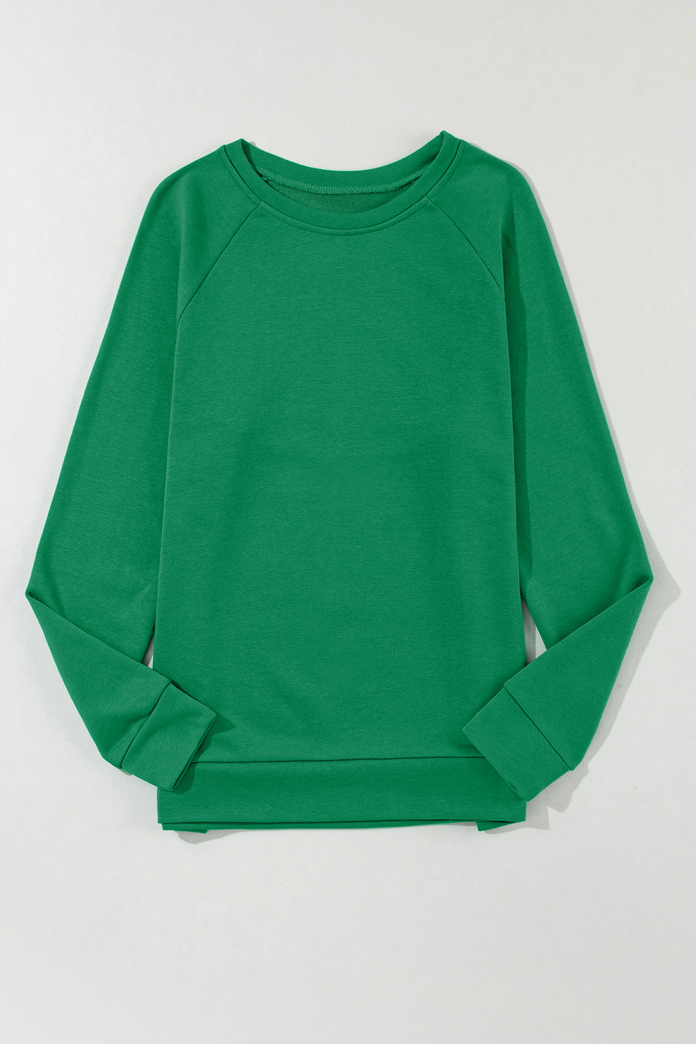 Green Sequin Christmas Candy Cane Graphic Crewneck Pullover Sweatshirt