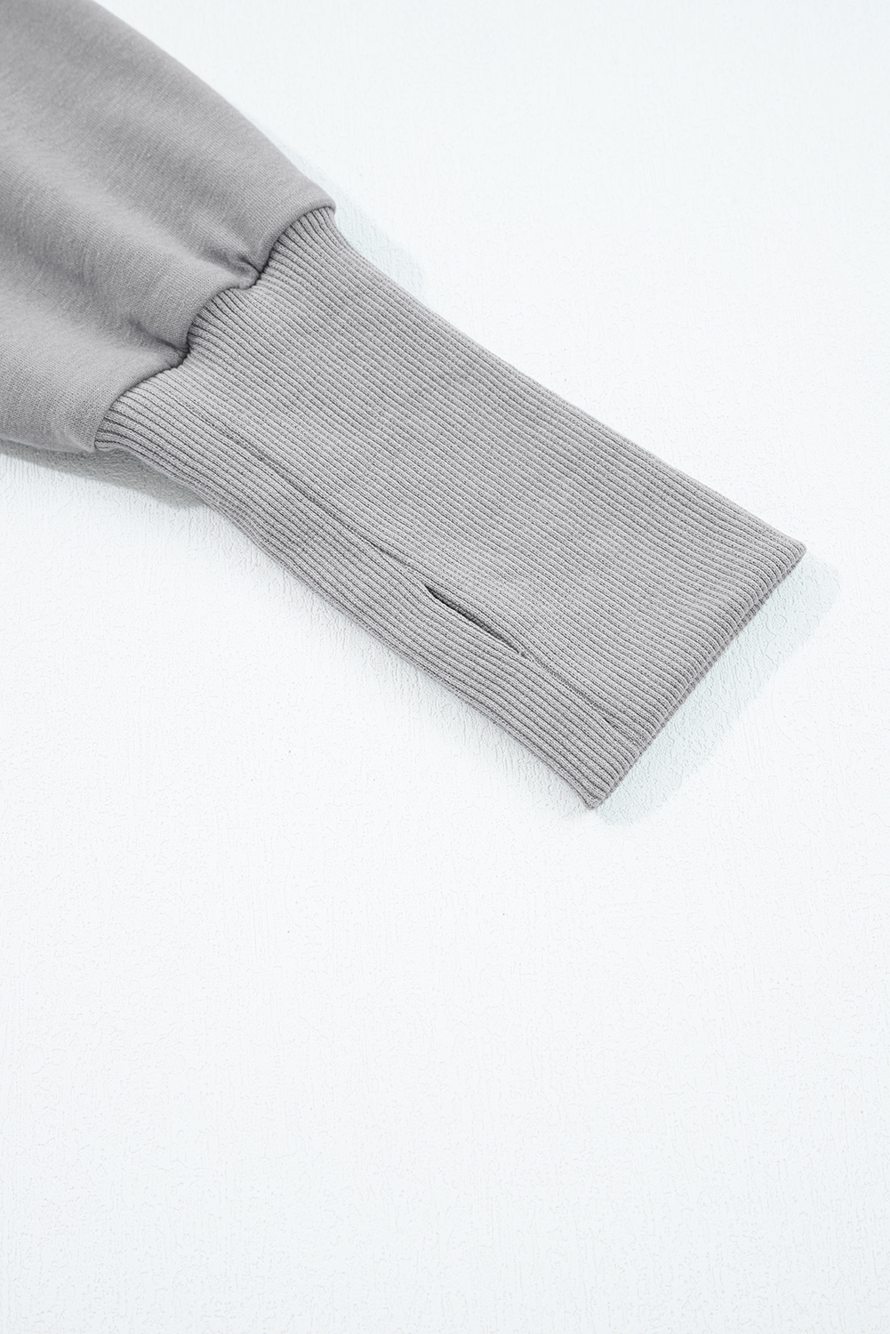 Gray Double Zipper Hooded Jacket and Sweatpants Active Set