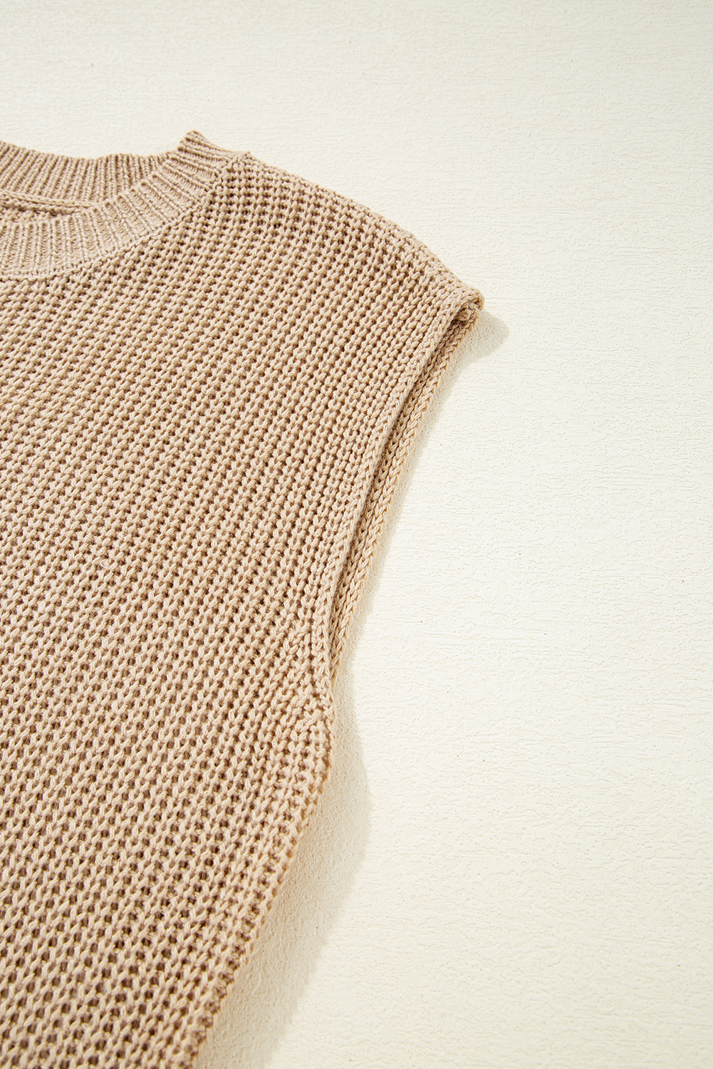 Black Western Cowboy Embroidery Round Neck Sleeveless Sweater