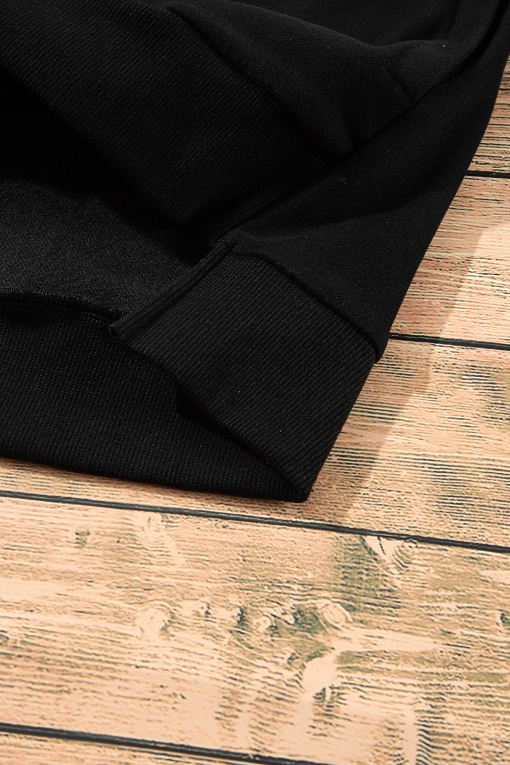 Grass Green Solid Fleece Lined Drop Shoulder High Low Sweatshirt