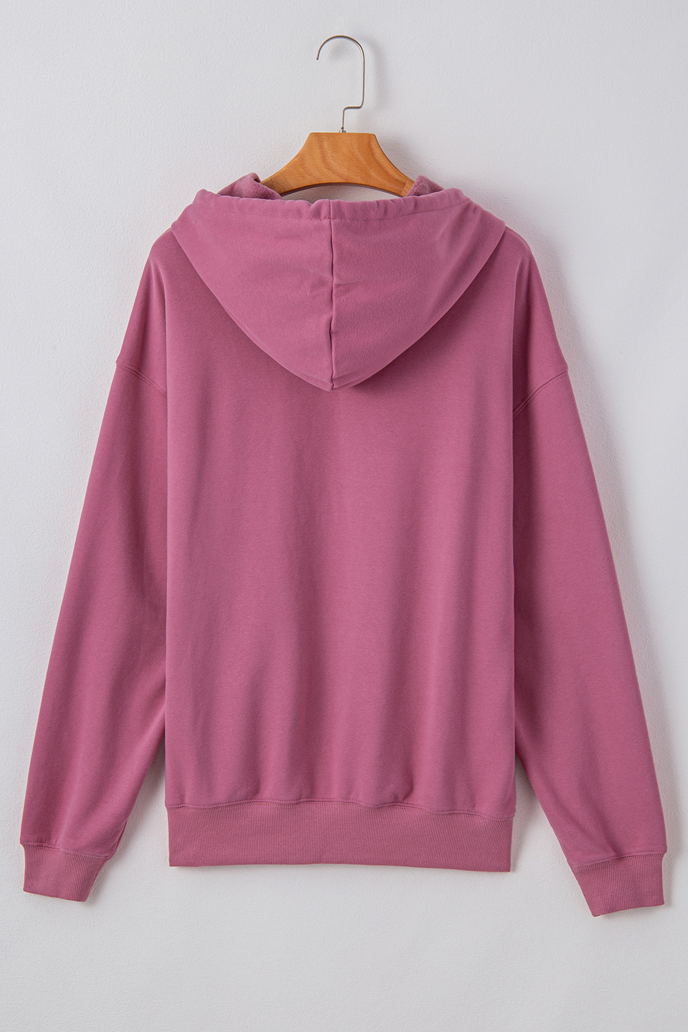 Valerian Fleece Lined Kangaroo Pocket Drawstring Chunky Hoodie