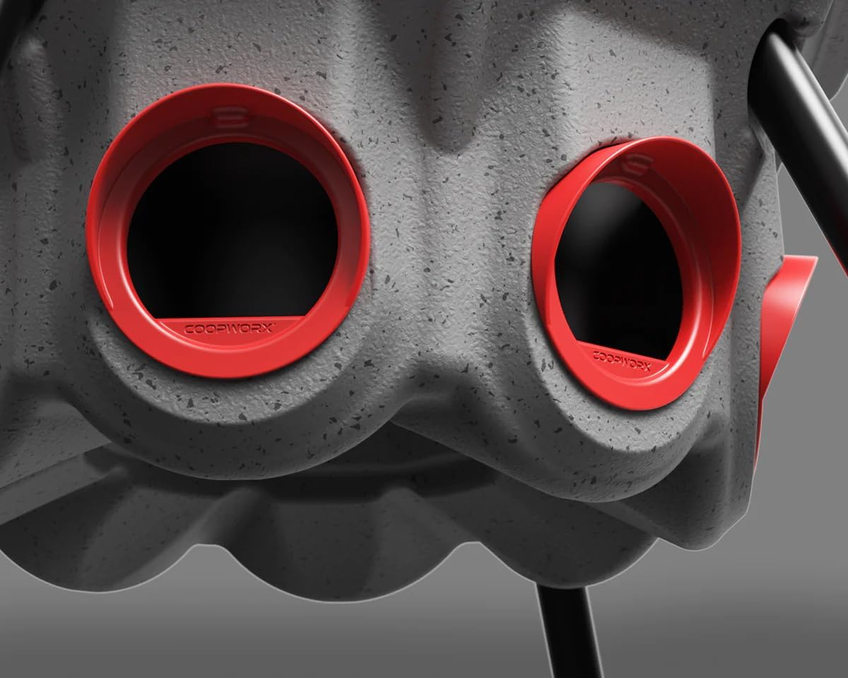 80lb Poultry Feeder, Adjustable Height, UV Stable, Weather Resistant, 8 Ports, Made in USA