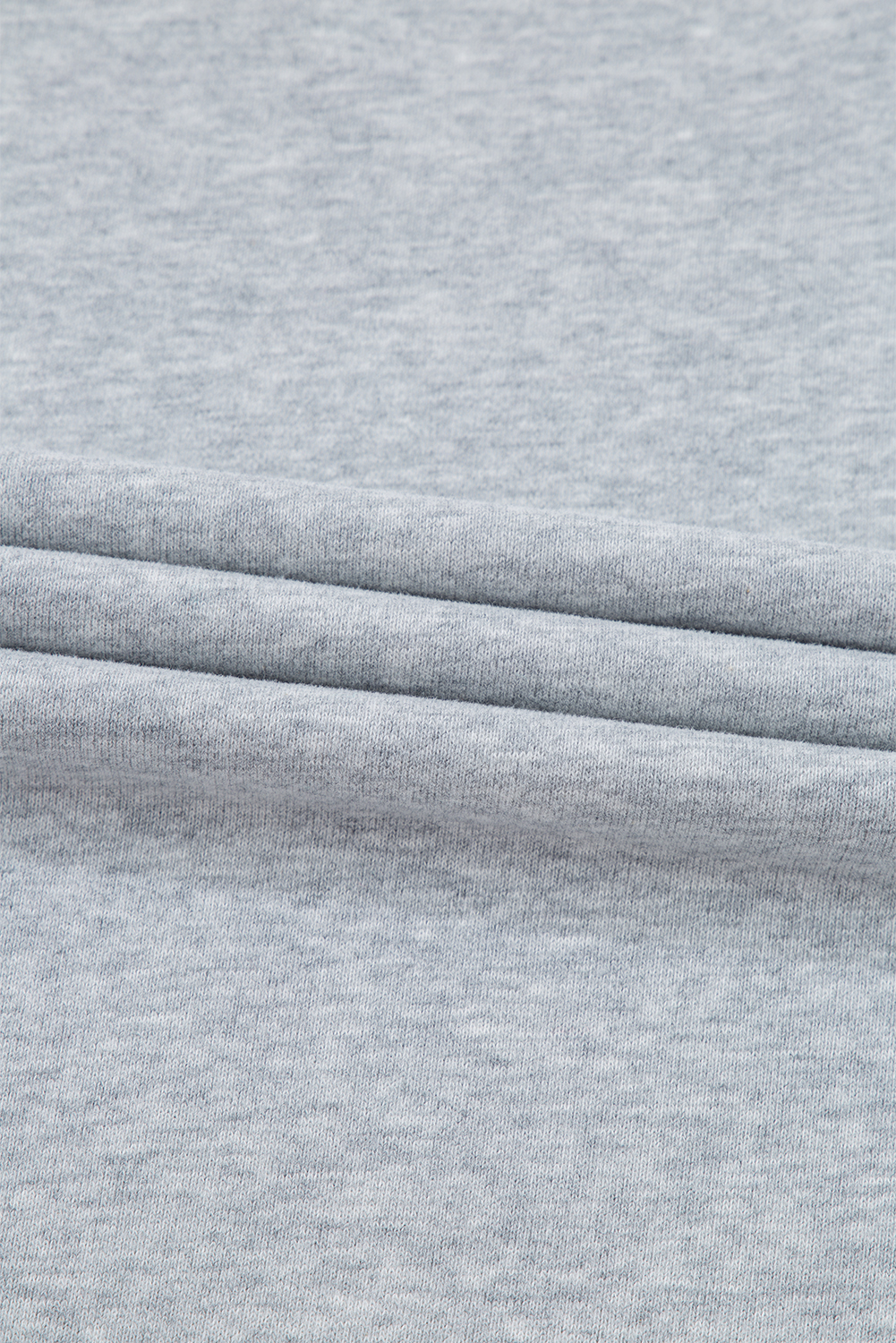 Navy Blue Plain Drop Shoulder Crewneck Pullover Sweatshirt