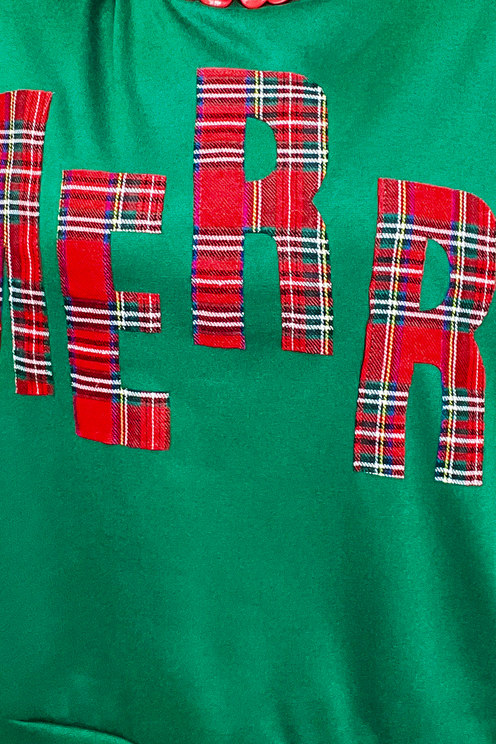 White Plaid MERRY Christmas Vacation Sweatshirt