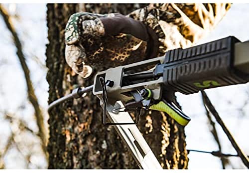 Summit Viper SD Climbing Treestand &ndash; Lightweight Aluminum, Foam Padded Seat, 300 lbs Capacity, Includes Safety Harness