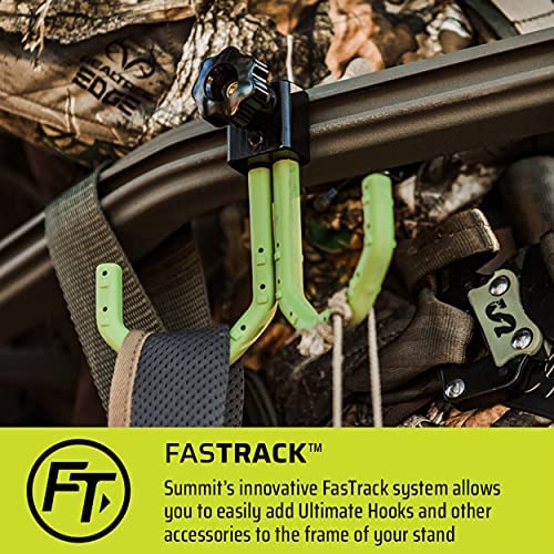 Summit Viper SD Climbing Treestand &ndash; Lightweight Aluminum, Foam Padded Seat, 300 lbs Capacity, Includes Safety Harness