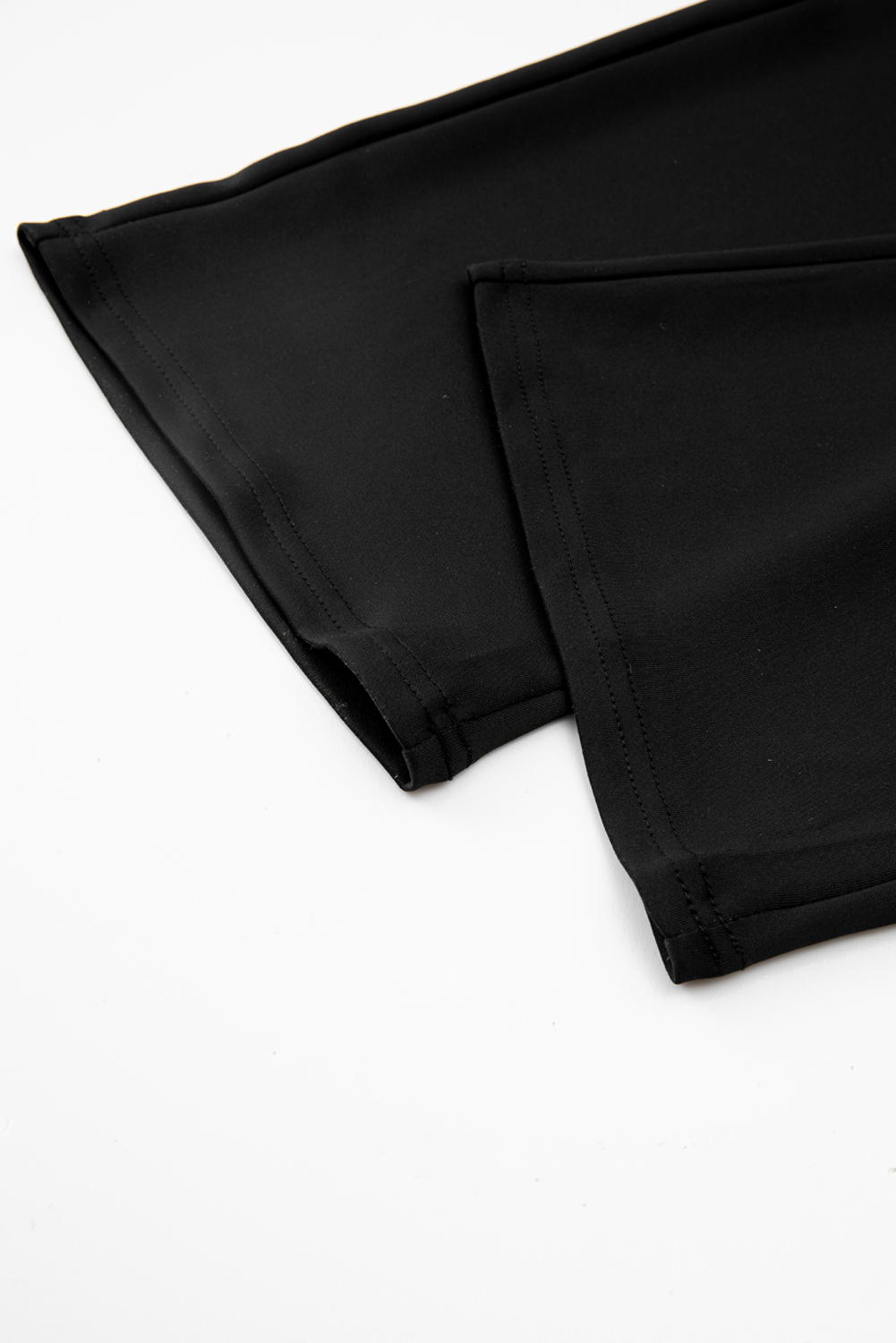 Black Dolman Sleeve Belted Straight Leg Jumpsuit