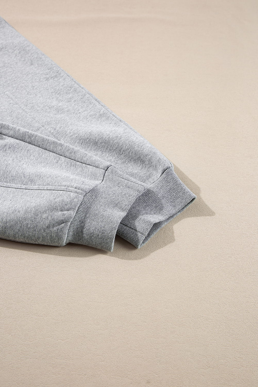 Navy Blue Solid Exposed Seams Hoodie and Joggers Activewear Set