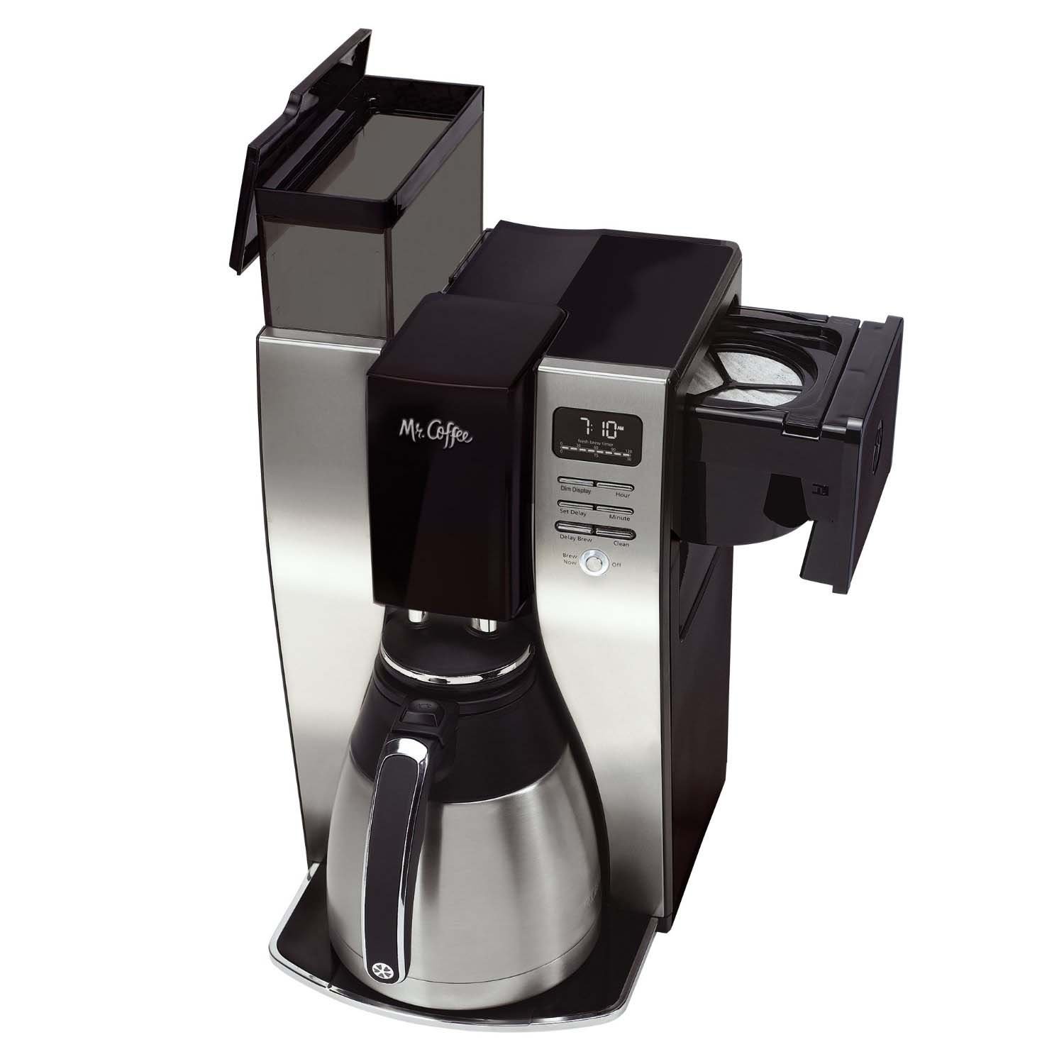 Mr. Coffee 10-Cup Programmable Coffee Maker, Insulated Thermal Carafe