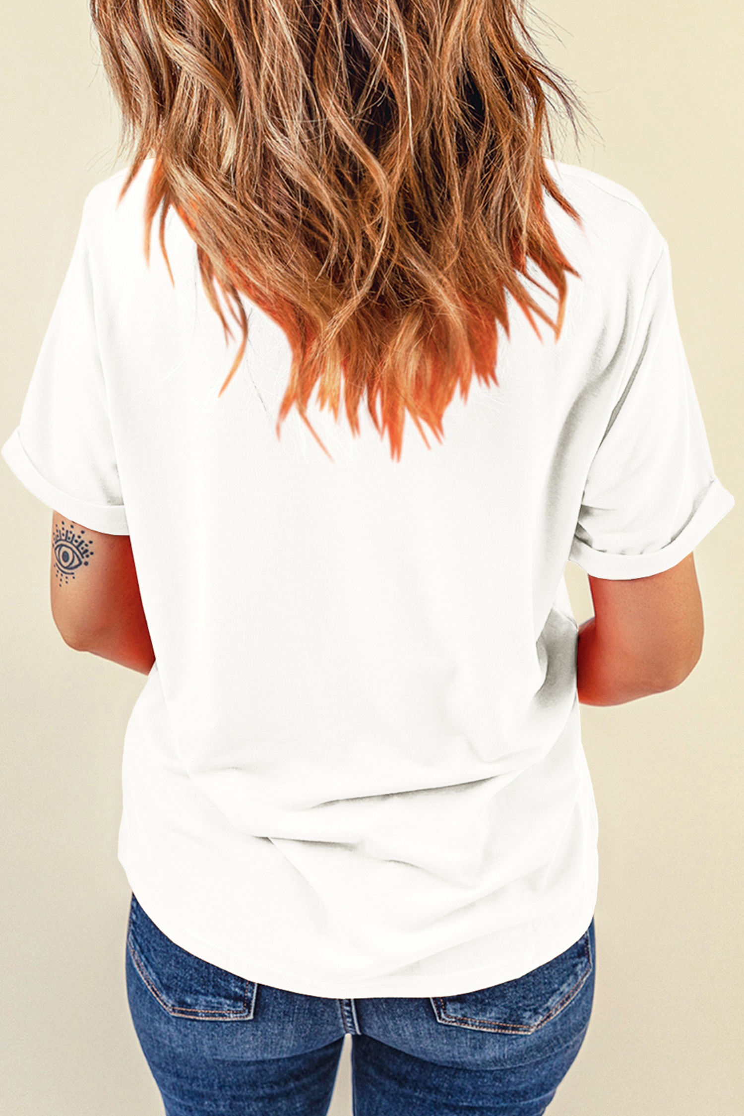 White Diverse Clover Print St Patricks Day T Shirt