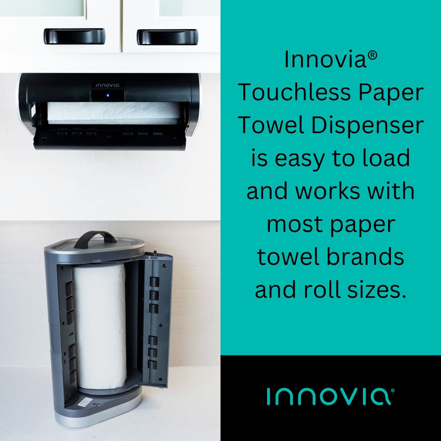 Innovia Countertop Touchless Paper Towel Dispenser in White