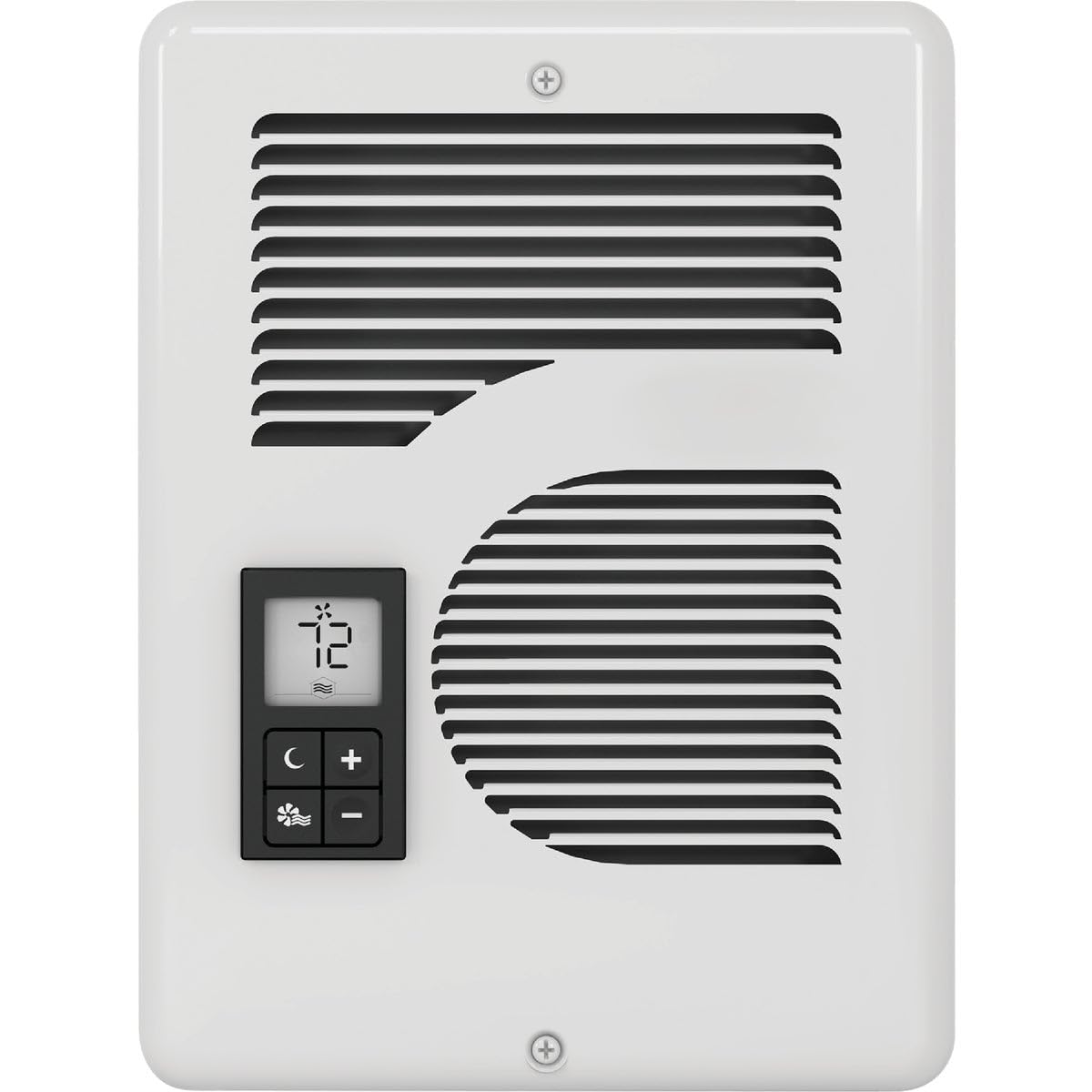 Cadet Energy Plus Wall Heater, Digital Thermostat, 240/208/120V, White