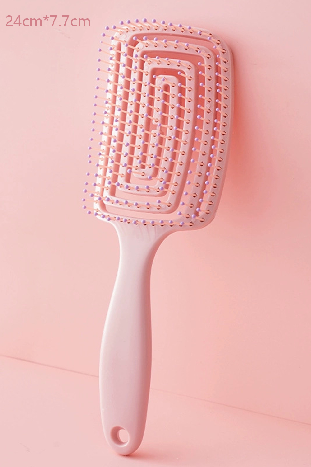 Gossamer Pink ABS Fluffy Hair Volume Comb