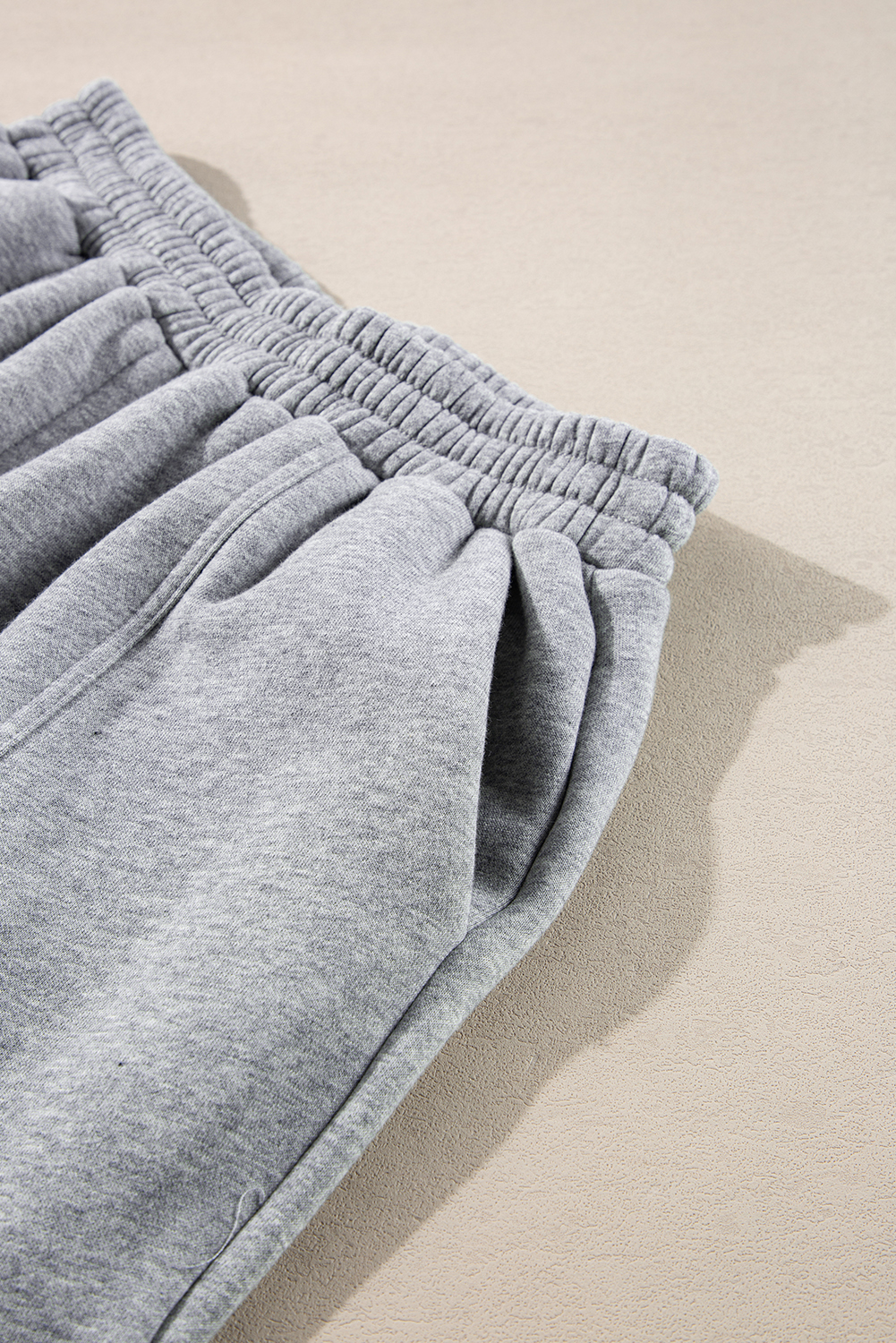 Navy Blue Solid Exposed Seams Hoodie and Joggers Activewear Set