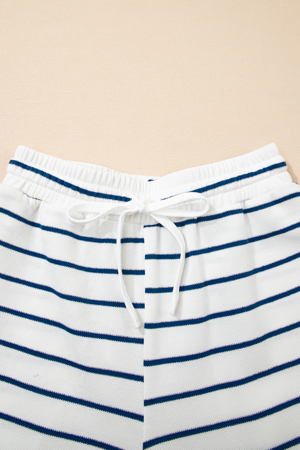 Sail Blue Casual Wide Leg 2pcs Pants Set