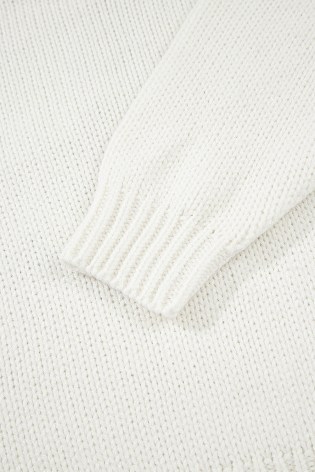 White Embroidered Bow Boots Graphic Drop Shoulder Sweater