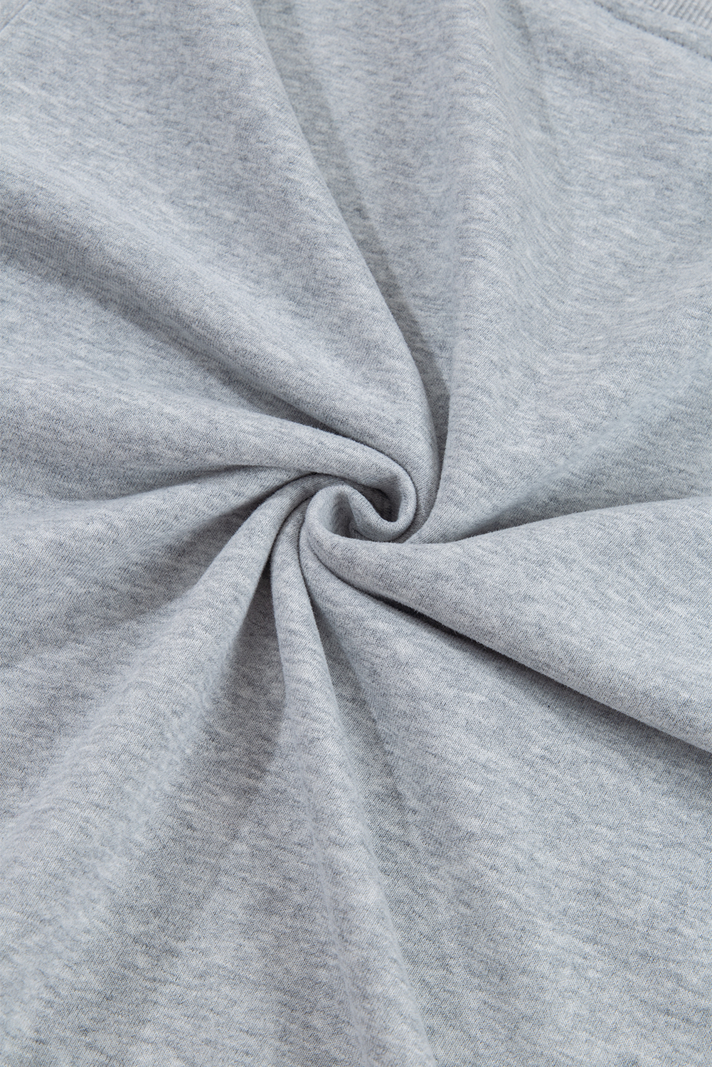 Navy Blue Plain Drop Shoulder Crewneck Pullover Sweatshirt