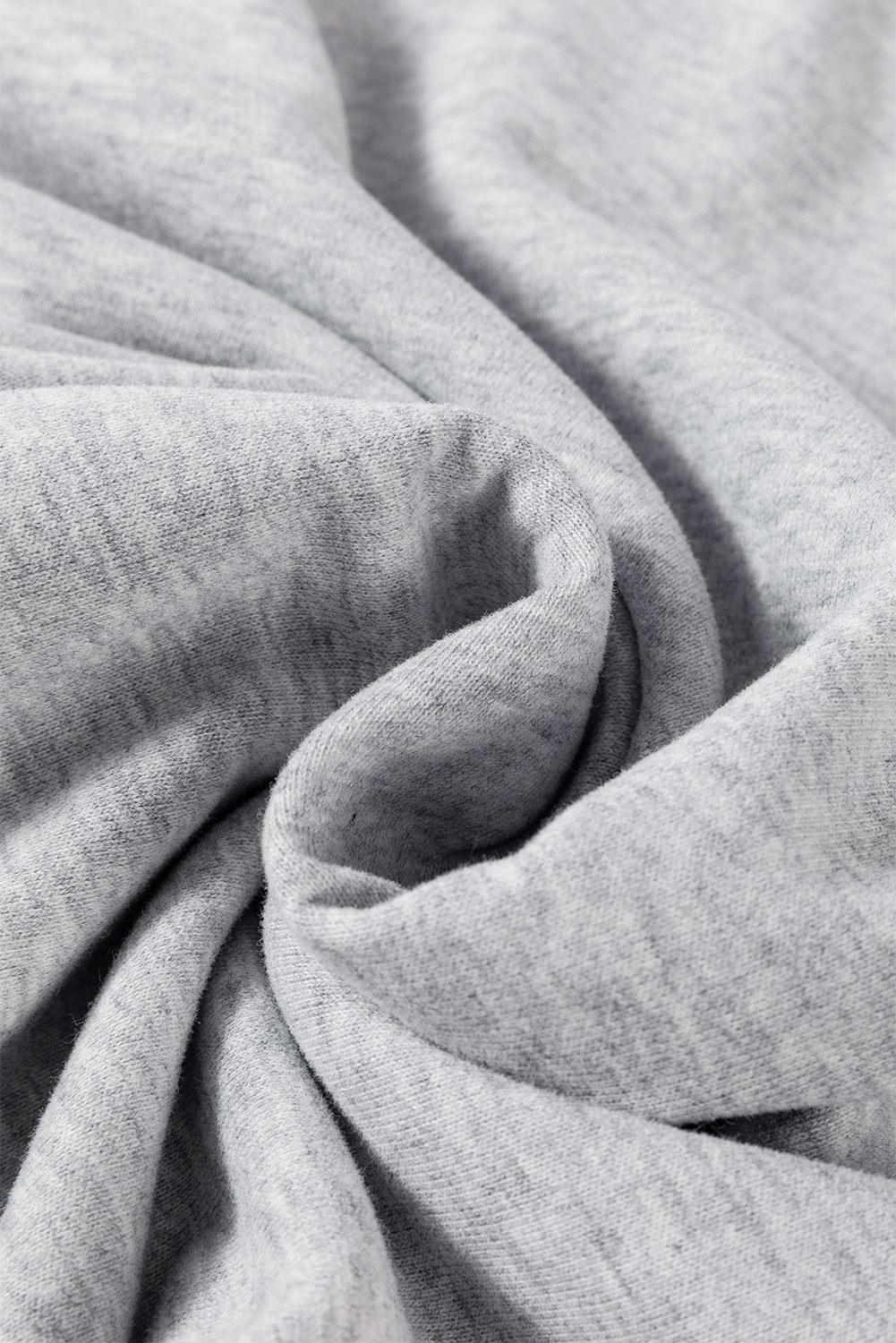 Navy Blue Plain Drop Shoulder Crewneck Pullover Sweatshirt