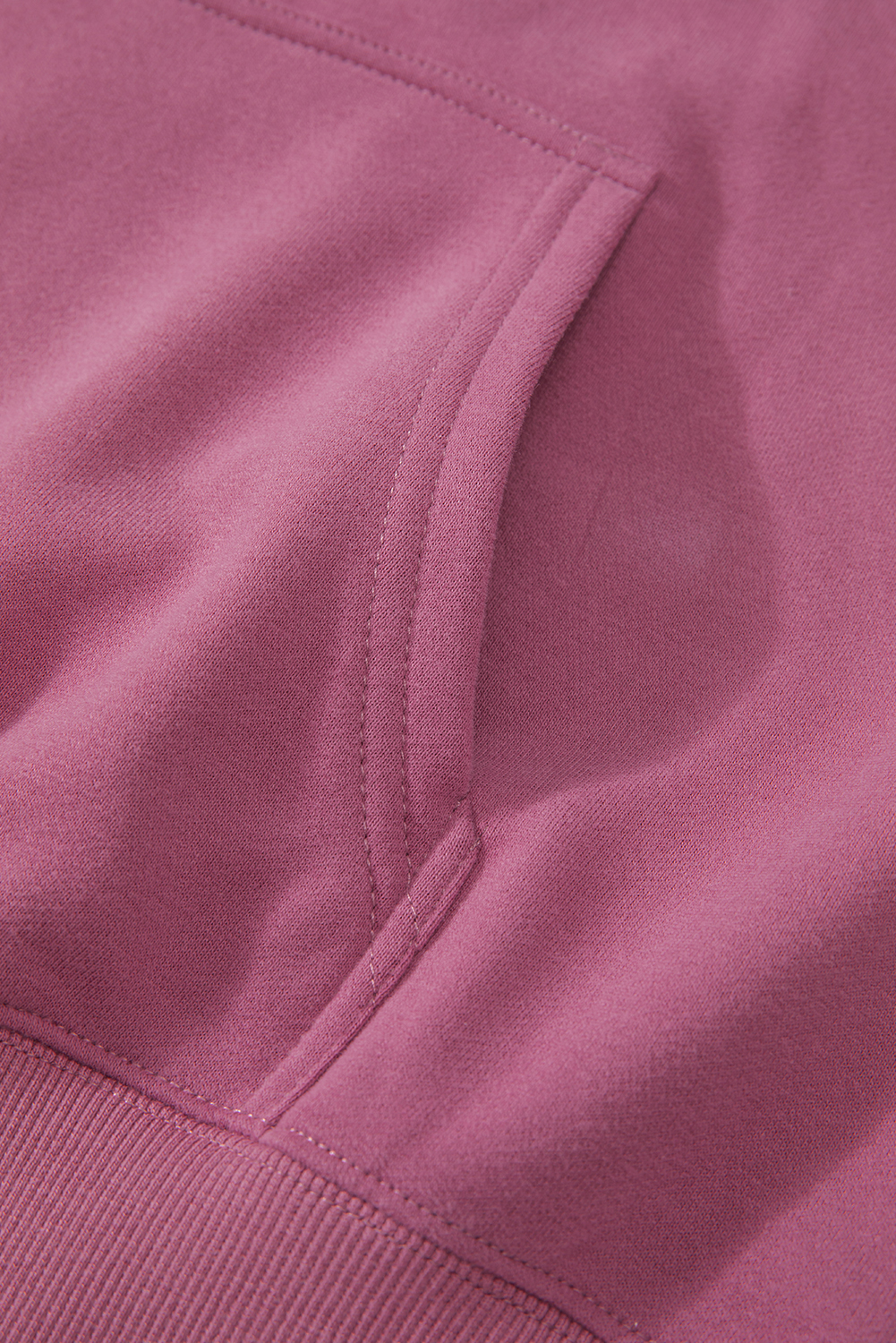 Valerian Fleece Lined Kangaroo Pocket Drawstring Chunky Hoodie