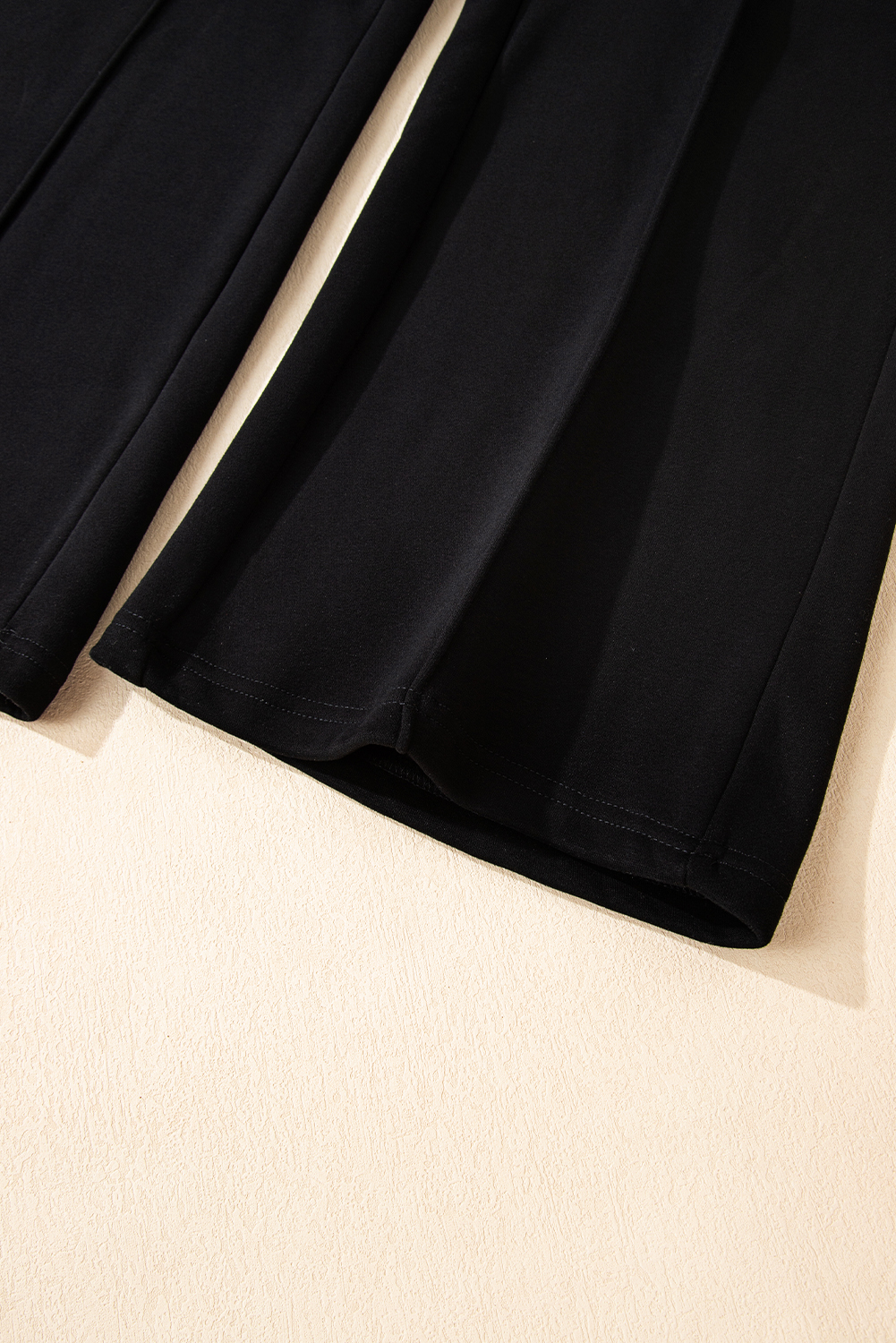 Dark Brown Solid Collared Sweatshirt and High Waist Pants Active Set