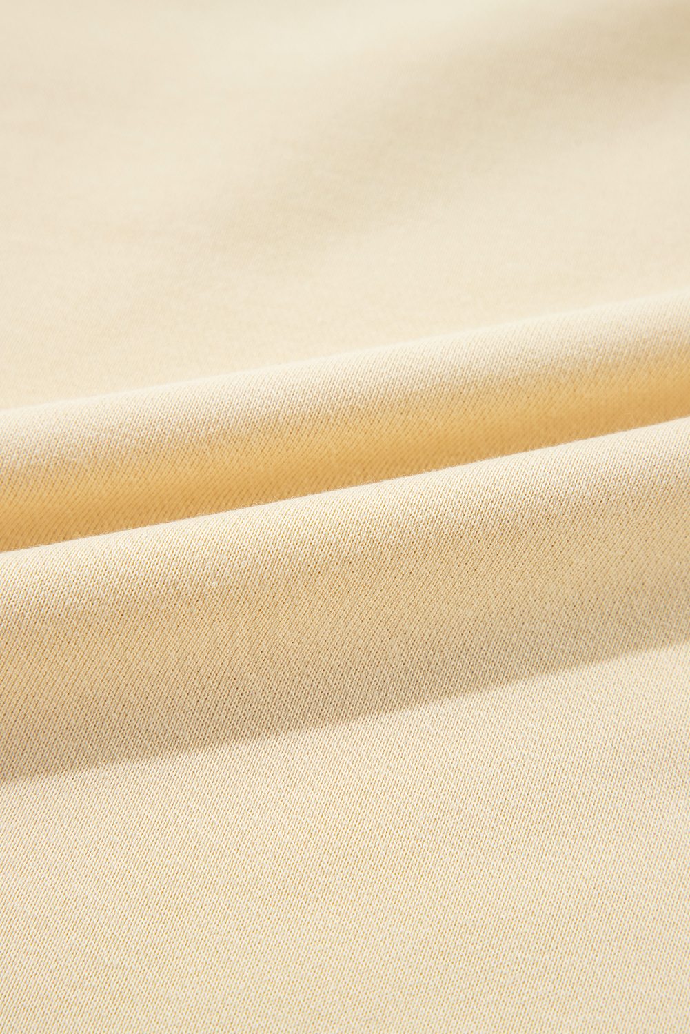 Beige Splicing Round Neck Pullover Sweatshirt