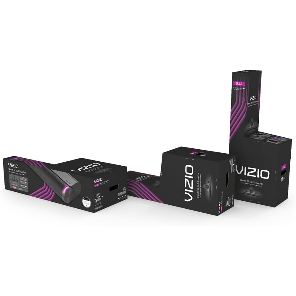 VIZIO Elevate SE 5.1.2 Soundbar with Wireless Subwoofer, Dolby Atmos, 2024
