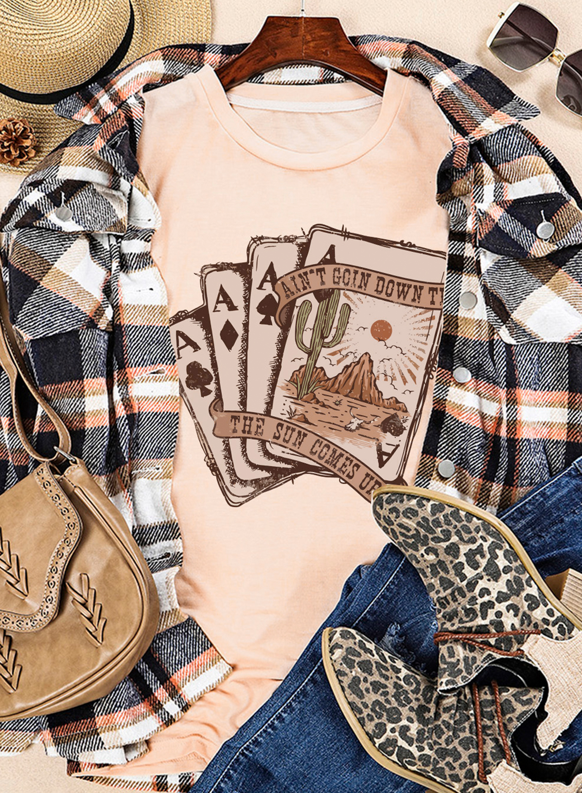 White Just A Girl Who Loves Fall Graphic T Shirt