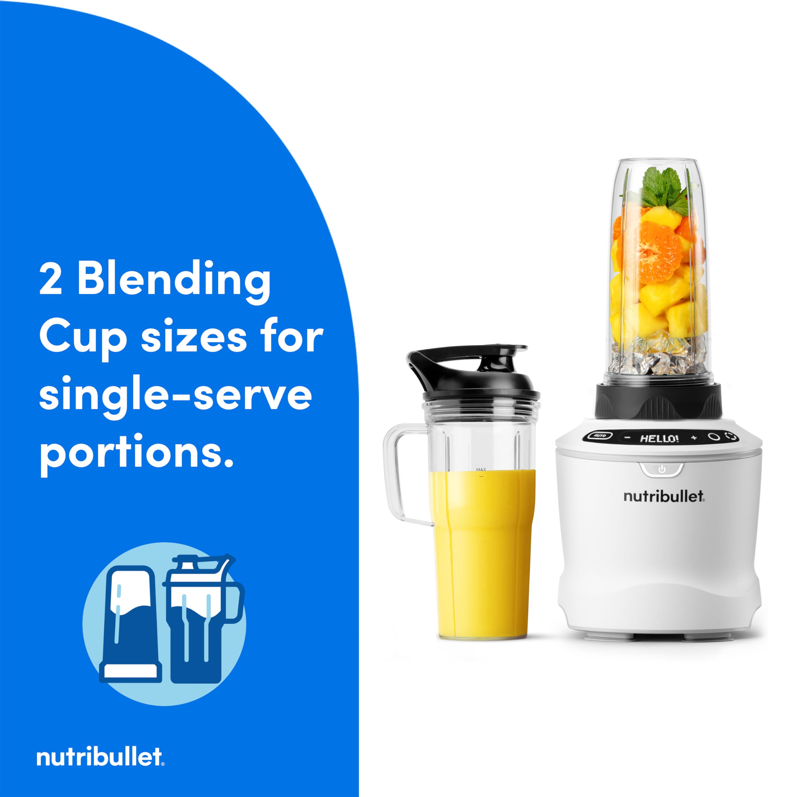 nutribullet SmartSense Blender Combo, 1400 Watt Gunmetal