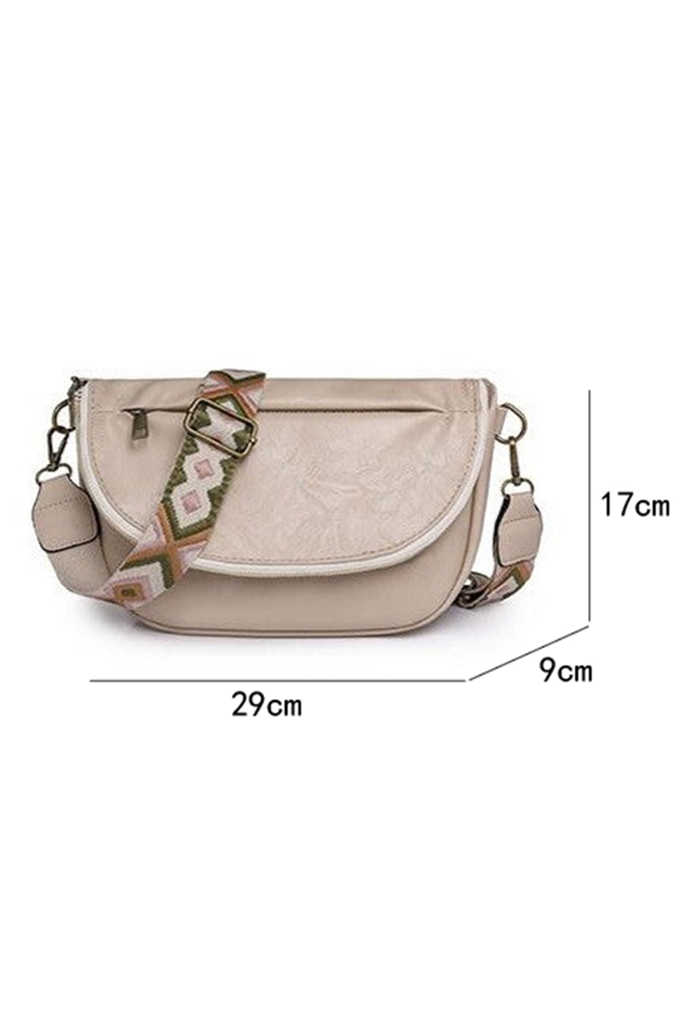 Thai Curry Ethnic Strap Vegan Leather Sling Bag