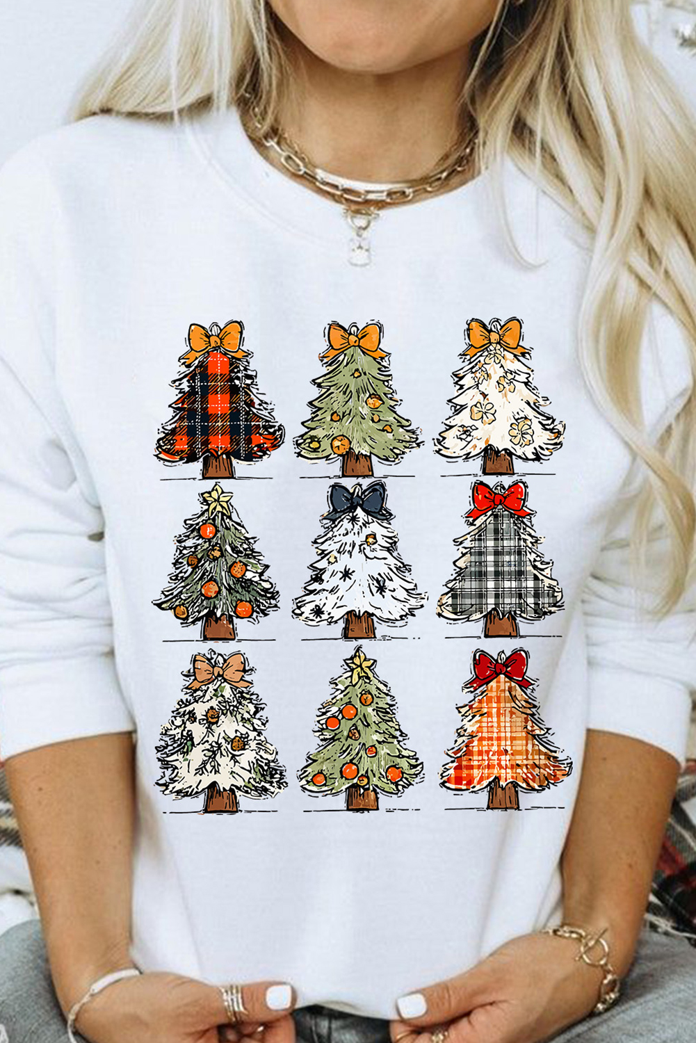 White Christmas PNG Graphic Holiday Sweatshirt