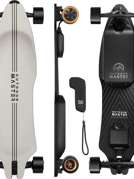 Caribou Electric Skateboard – 32 MPH, 26 Mile Range, Dual 1000W Motors, Longboard for Adults & Teens, 6-Month Warranty